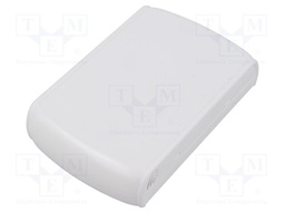 Enclosure: multipurpose; X: 81mm; Y: 128mm; Z: 25mm; vented; white