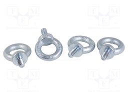 Lifting eye bolt; steel; Pcs: 4; Thread: M12