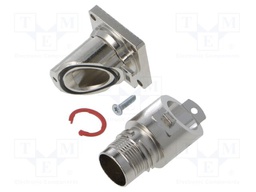 Enclosure for connectors: M17; angled