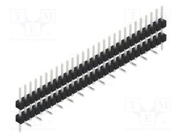 Connector: pin strips; pin header; male; PIN: 28; 2.54mm; SMT; 1x28
