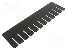 Divider; ESD; L: 350mm; H: 100mm; Thk: 1.8mm; Features: conductive