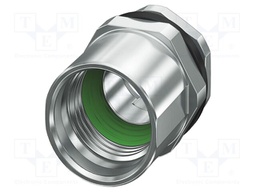 Enclosure for connectors: M12; THR; nickel plated; Thread: M12x1