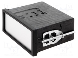 Enclosure: panel; X: 96mm; Y: 48mm; Z: 85mm; black; Series: Uninorm