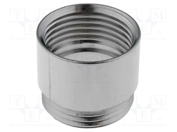 Thread adapter; Int.thread: M20; Ext.thread: PG13,5; brass; nickel