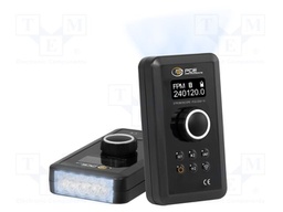 Meter: tachometer, LED stroboscope; Display: LCD 1,6"; IP20; 2h