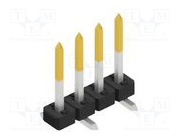 Connector: pin strips; pin header; male; PIN: 4; 2mm; SMT; 1x4; 100V