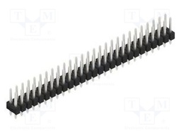 Connector: pin strips; pin header; male; PIN: 54; 2.54mm; THT; 2x27
