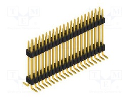 Connector: pin strips; pin header; male; PIN: 42; 1.27mm; SMT; 2x21