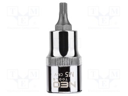 Socket; socket spanner; Bit: spline (12-angles); Size: XZN M5