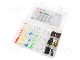 Kit: LED; 3mm,5mm,8mm; 2180÷4200mcd; 4200÷7000mcd; 1560÷2500mcd
