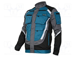 Sweatshirt; Size: L; black-grey-turquoise; multi use; 270g/m2