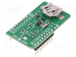 Click board; RTC; I2C; RV5C387A; prototype board; 3.3VDC,5VDC