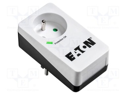 Plug socket strip: protective; Sockets: 1; 250VAC; 16A; IP20