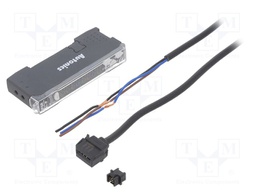 Sensor: optical fiber amplifier; PNP; IP40; Connection: lead 2m