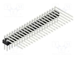 Connector: pin strips; pin header; male; PIN: 42; 2.54mm; THT; 2x21