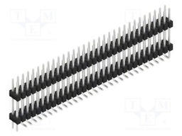 Connector: pin strips; pin header; male; PIN: 62; 2.54mm; SMT; 2x31