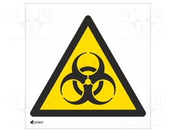Safety sign; warning; Mat: self-adhesive folie; W: 200mm; H: 200mm