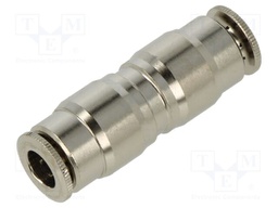 Push-in fitting; straight,inline splice; 0÷30bar; 6mm