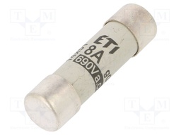Fuse: fuse; gG; 8A; 690VAC; cylindrical,industrial; 14x51mm