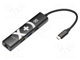 USB hub; Enclos.mat: plastic
