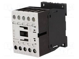 Contactor: 3-pole; NO x3; Auxiliary contacts: NC; 230VAC; 9A; DILM9
