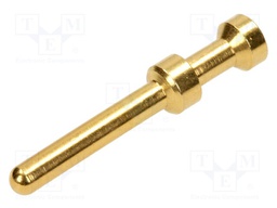 Contact; male; 0.5mm2; 20AWG; Han E HMC; gold-plated; crimped; 16A