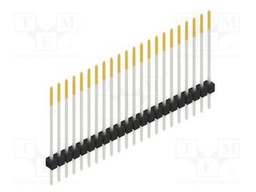 Connector: pin strips; pin header; male; PIN: 22; 2.54mm; THT; 1x22