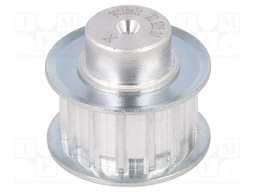 Belt pulley; AT5; W: 10mm; whell width: 21mm; Ø: 21.05mm; aluminium