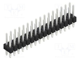 Connector: pin strips; pin header; male; PIN: 32; 2.54mm; THT; 2x16