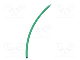 Heat shrink sleeve; thin walled; 3: 1; 3mm; L: 30m; green; -55÷135°C