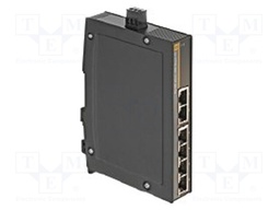 Industrial module: switch Ethernet; unmanaged; 9÷60VDC; RJ45
