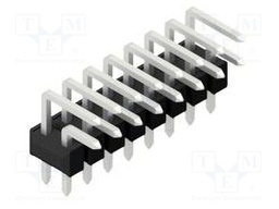 Connector: pin strips; pin header; male; PIN: 16; 2.54mm; THT; 2x8