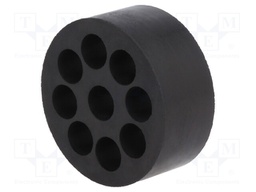 Insert for gland; with metric thread; Size: M50; IP54; Holes no: 9