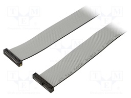 Ribbon cable with IDC connectors; IDC,both sides; Tape ph: 1mm