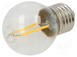 LED lamp; white; E27; 115VAC; 2W; industrial signallers