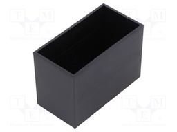 Enclosure: designed for potting; X: 35.5mm; Y: 67mm; Z: 46mm; ABS