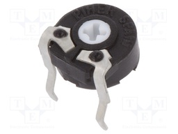 Potentiometer: mounting; single turn,horizontal; 500kΩ; 100mW