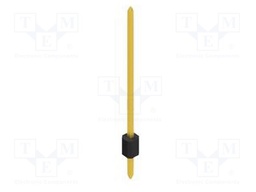 Connector: pin strips; pin header; male; PIN: 1; 1.27mm; THT; 1x1