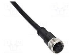 Cable: for sensors/automation; PIN: 4; M12-M12; 2m; plug; plug; 250V