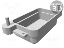 Protection cover; Han HPR; size 6B; screws