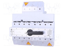 Switch: mains-generator; Stabl.pos: 3; 160A; I-0-II; Mounting: DIN