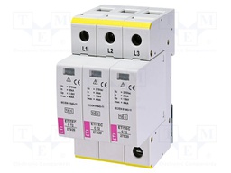 Surge arrester; Type 2; Poles: 3; 40kA; Uoper.max: 275VAC; -40÷70°C