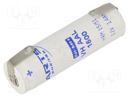 Re-battery: Ni-MH; AA; 1.2V; 1500mAh; Leads: soldering lugs; 4.2A