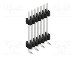 Connector: pin strips; pin header; male; PIN: 7; 1.27mm; SMT; 1x7