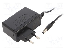 Power supply: switched-mode; voltage source; 48VDC; 30W; plug