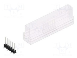 Connector: pin strips; pin header; male; PIN: 6; 2.54mm; SMT; 1x6