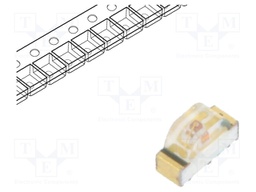 LED; SMD; 0604; orange; 2.8÷8mcd; 1.6x1x0.6mm; 155°; 2.2÷2.6V; 20mA