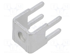 Terminal: screw terminal; THT,screw terminal; silver; straight