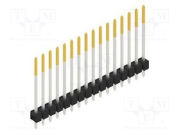 Connector: pin strips; pin header; male; PIN: 16; 2.54mm; THT; 1x16