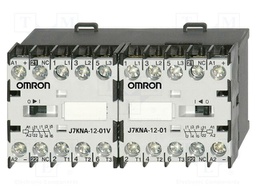 Contactor: 3-pole reversing; 230VAC; 12A; for DIN rail mounting